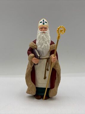 Hallmark Keepsake Ornament 1995 Vintage St Nicholas 1st In Christmas Visitor Ser